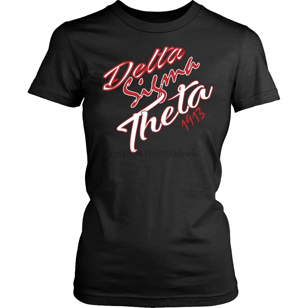 Футболка Delta Sigma Diva Theta женская футболка подарки 1913 DST футболка|Мужские футболки| |