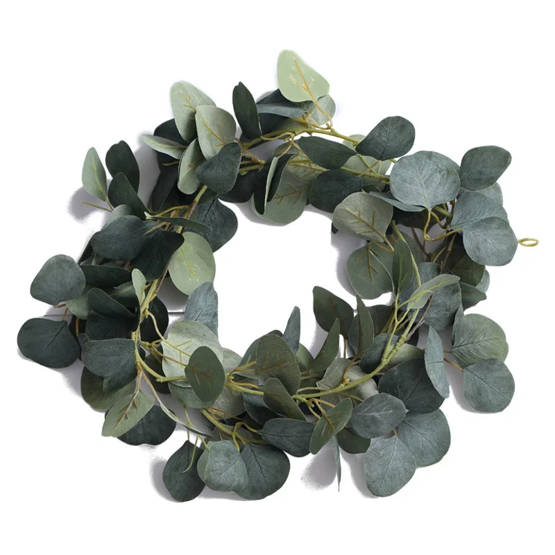 

Wedding Decoration Artificial Plants Green Eucalyptus Vines Rattan Artificial Fake Plants Ivy Wreath Wall Decor Vertical Garden