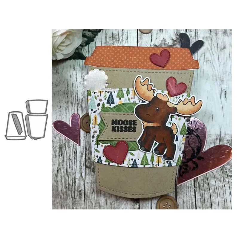 Кофейный слайдер металлические Вырубные штампы вырезанные формы украшения