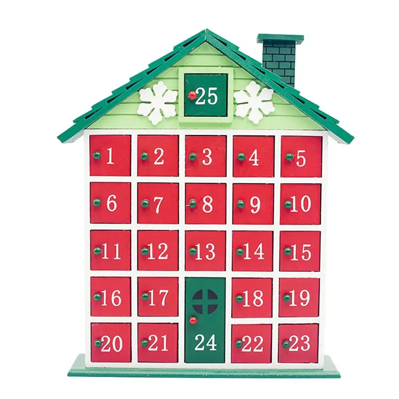 1 шт. коробка с обратным отсчетом и календарем практичная кабина деревянный декор