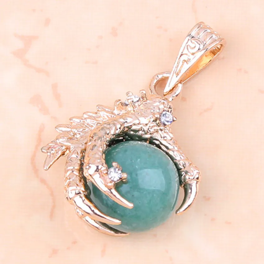 Модные Винтажные светло-желтые бриллиантовые Подвески в виде когтя тигрового