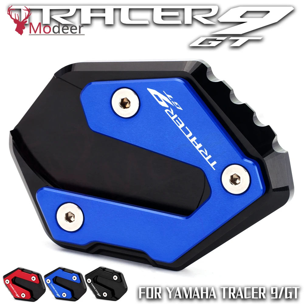 

For Yamaha Tracer 9 9GT TRACER9 GT -2022 Motorcycle accessories Side Stand Pad Plate Kickstand Enlarger Support Extension