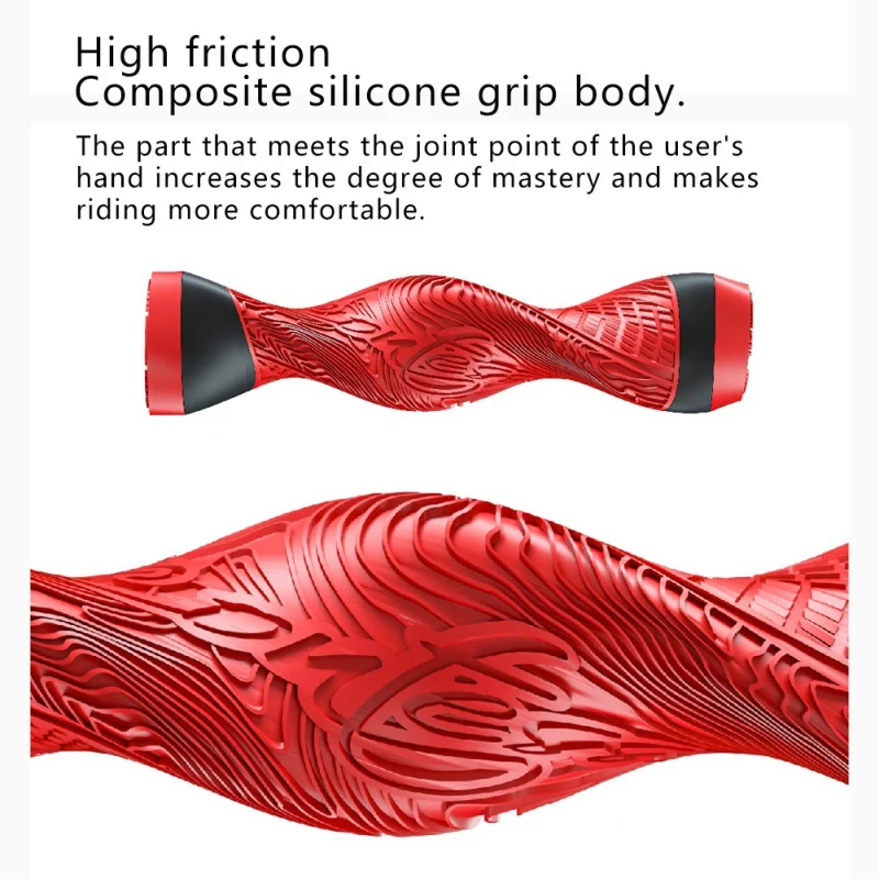 

New2pcs Bike Shockproof Handlebar Grip Cover MTB Bike Anti-slip Shockproof Silicone Covers Riding Bicycle Accessories