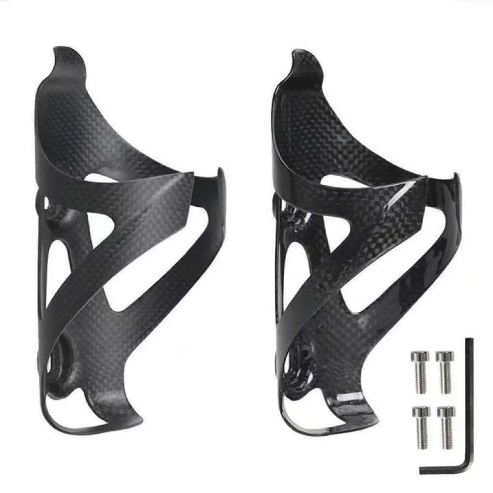 

Full Carbon Bicycle Water Bottle Cage MTB Road Bike Drink Cup Holder Rack Ultra Light Cycle Equipment Matte/ Bright