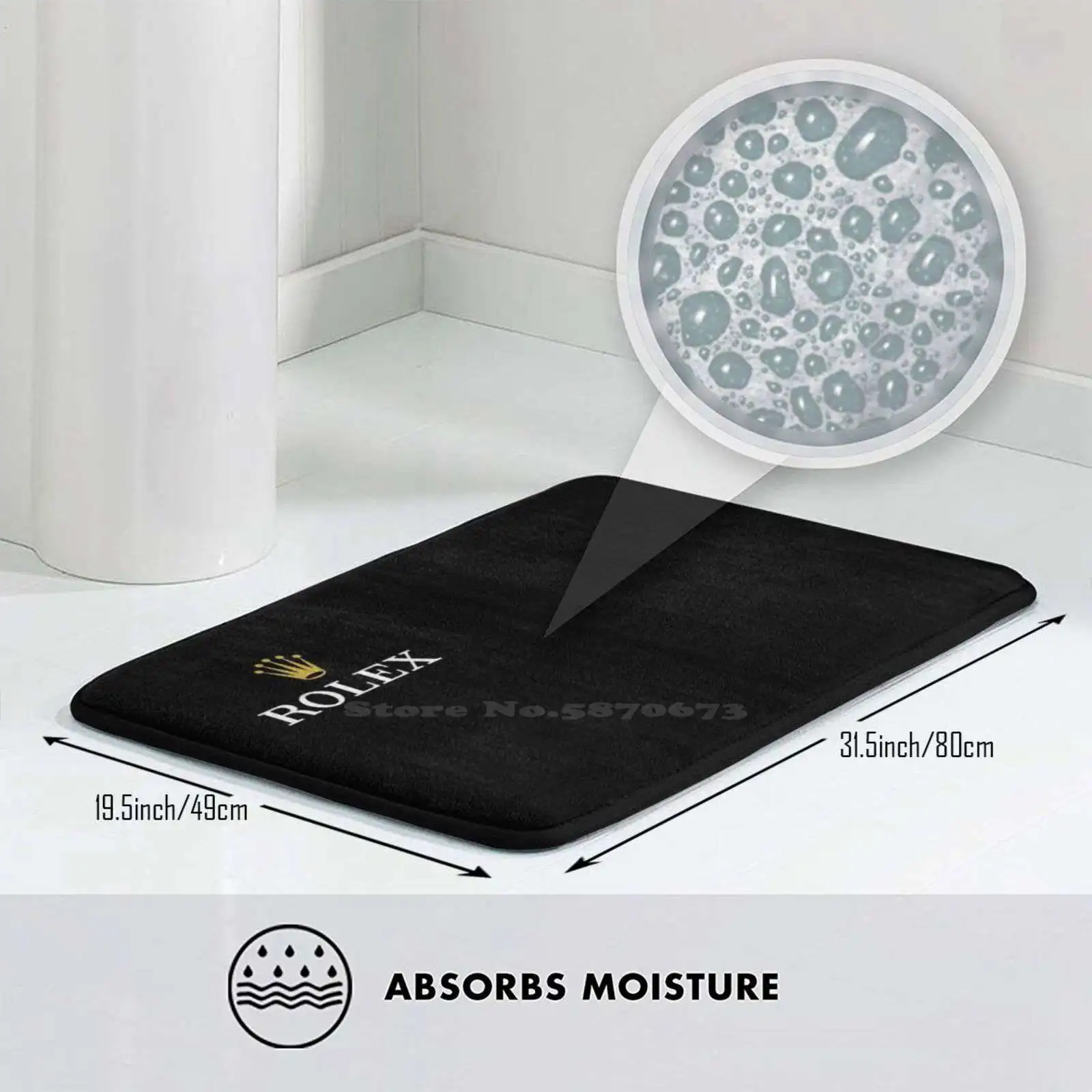 Лидер продаж брендовый мягкий коврик для дверей от лучшего бренда часов ног