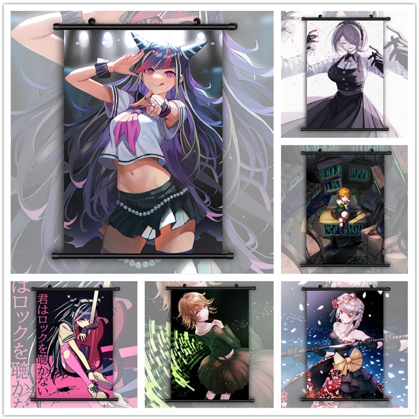 

5D Diamond Painting Anime Poster Danganronpa Fujisaki Chihiro Mioda IbukiDIY Diamond Painting Diamond Inlaid DIY Diamond Embroid