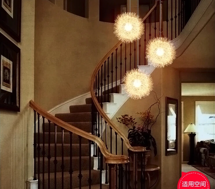 Подвесной светильник Moon Star для детской комнаты современный Плетеный подвесной