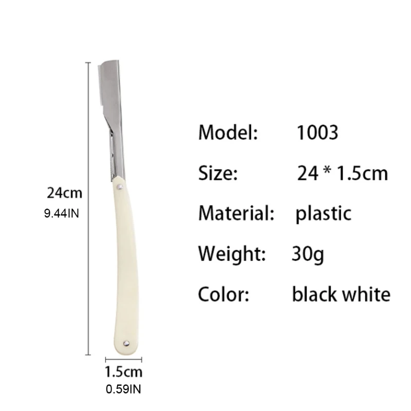 Профессиональная парикмахерская бритва с прямыми краями 100 шт. лезвий из