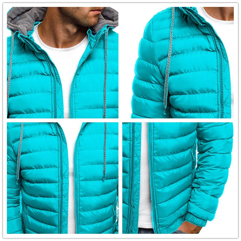 JDDTON мужская хлопковая одежда с капюшоном толстовки куртка ветрозащитная