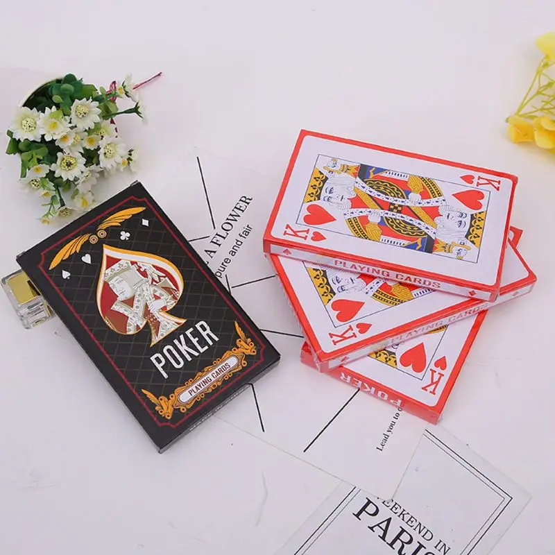 1 комплект красные к большие игральные карты Волшебные реквизиты гигантские
