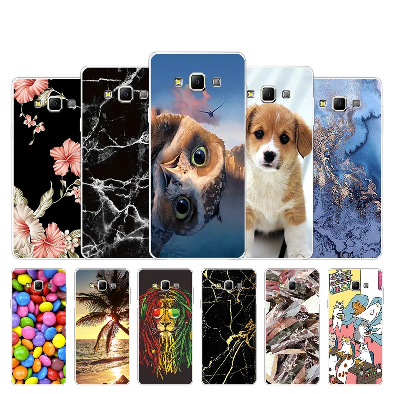Ультра тонкий чехол для Galaxy S6 Edge Plus SM-A700F SM-J700F SM-A320F модный прозрачный чехол для телефона для J7 A3 A7