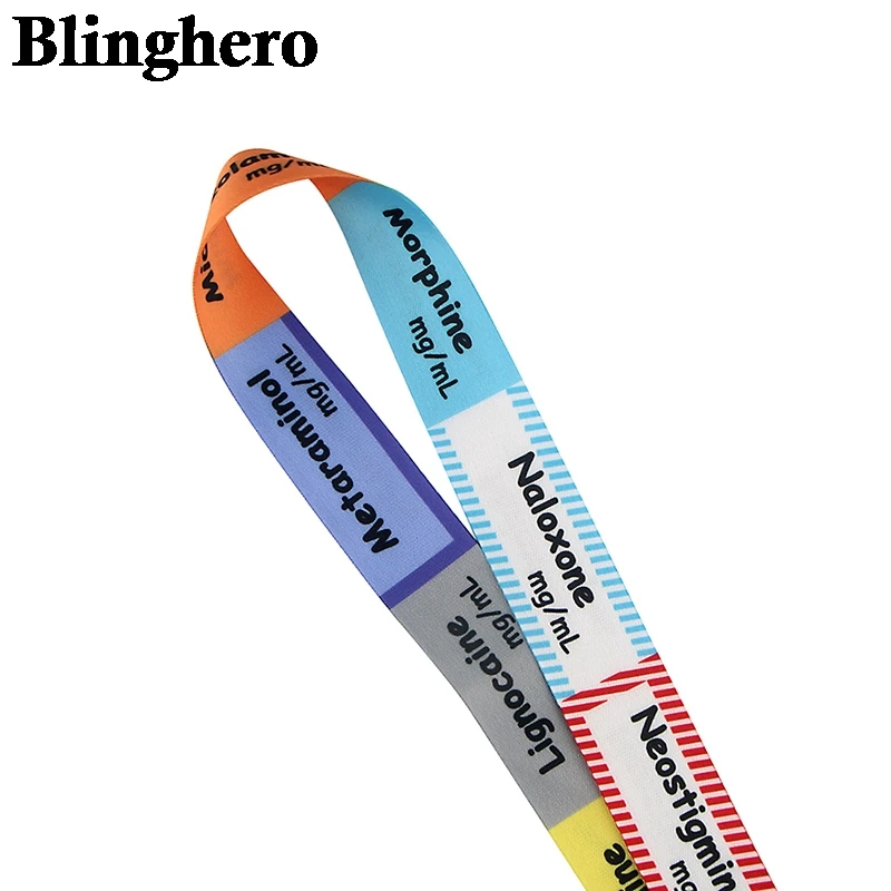 CA1358 Critical Care Anaesthetics ICU Lanyard for Keys ID Card Mobile Phone Neck Straps Lanyard for Doctor and Nurse