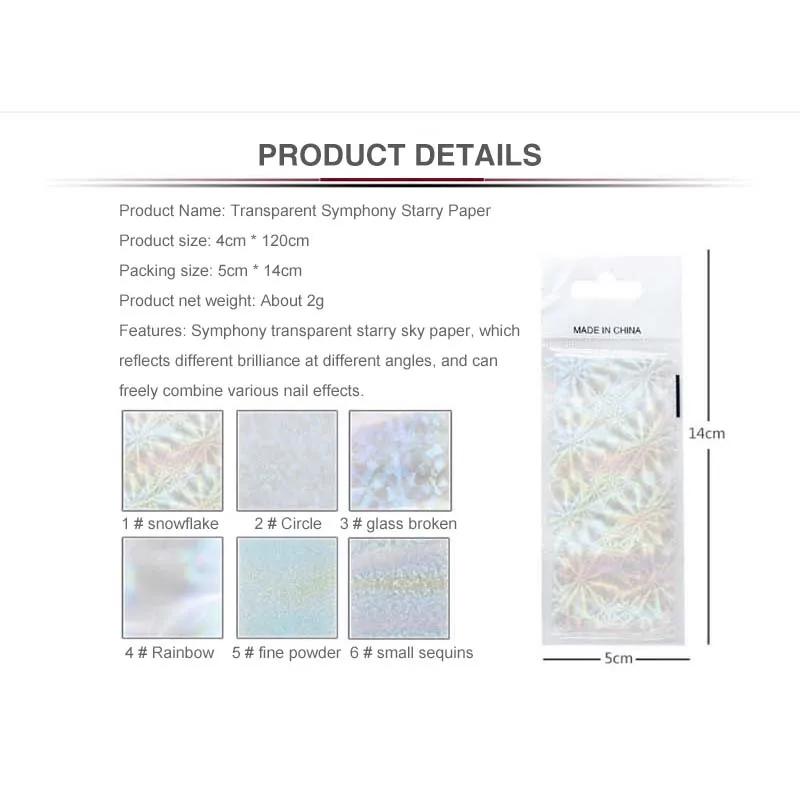 Звездное небо наклейки на ногти из фольги набор прозрачный AB Цвет Дизайн ногтей