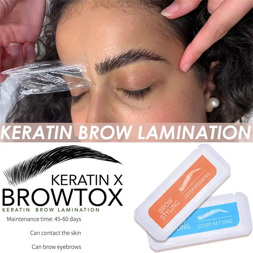 

1PC Brow Eyelash Lamination Kit Safe Brow Lift Eyebrow Lifting 3D Effect Protable Travel Kit Professional Beauty Salon Home Use