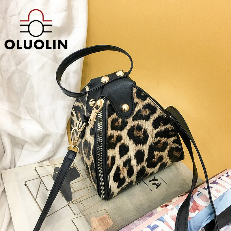 

Mini Messenger Bag Women Pu Fashion Small Fresh Shoulder Bag Snakeskin Leopard Print Female Clutch Cute Handbag Street Wholesale