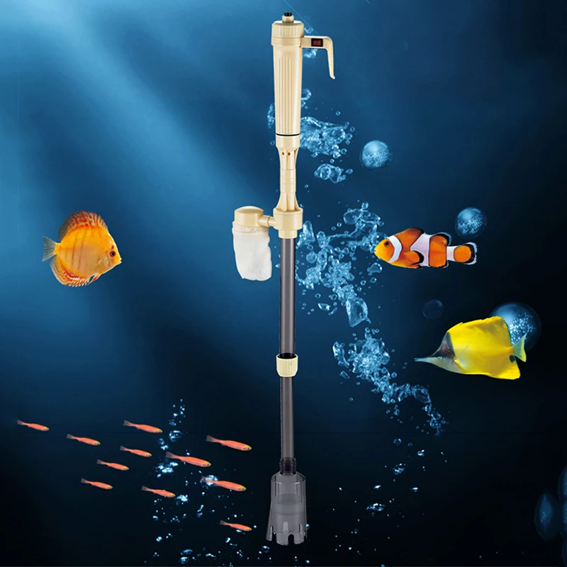 

Electric Gravel Cleaner Aquarium Fish Tank Automatic Siphon Vacuum Water Change Cleaning Tool H88F