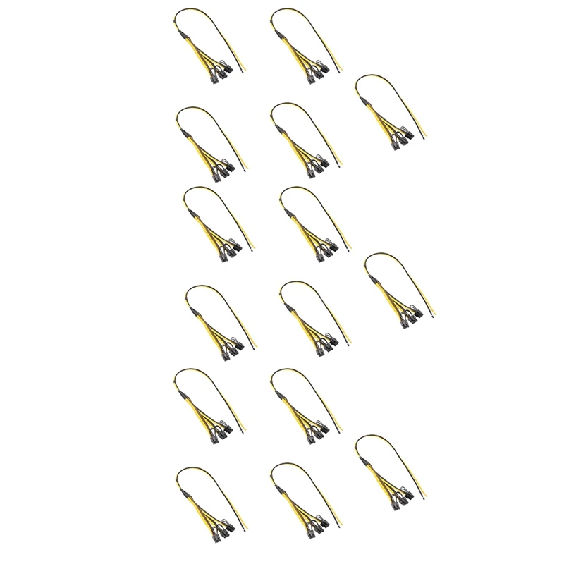 

15 шт., Кабель-адаптер для майнинга, 1-3 дюйма, 6P + 2P