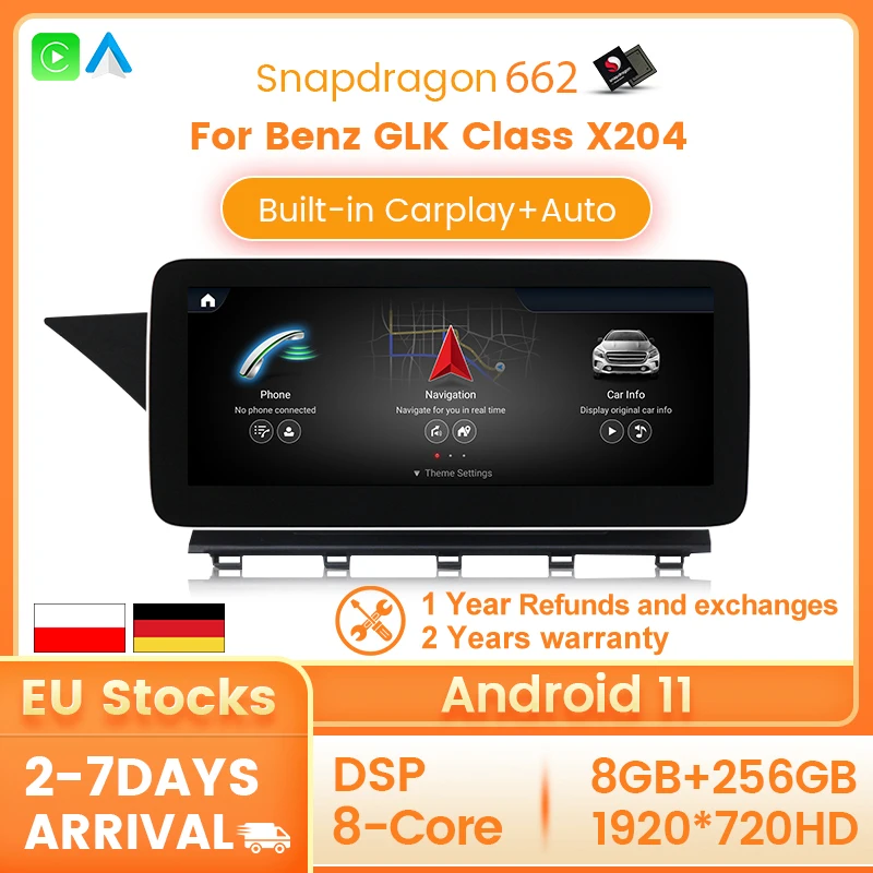 MEKEDE Snapdragon 662 8G 256G Android 11 автомобильный радиоприемник мультимедийный плеер для