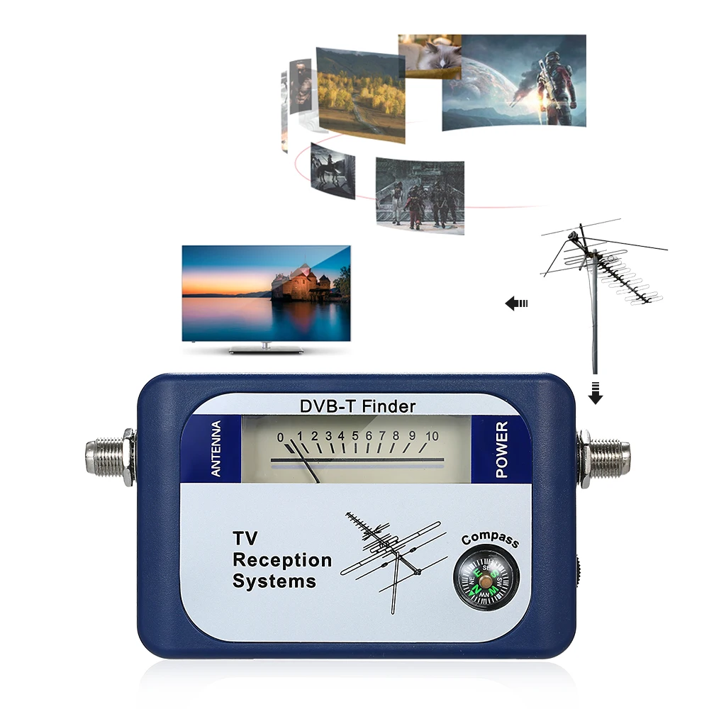 Цифровая антенна DVB-T TV спутниковый приемник с компасом | Инструменты