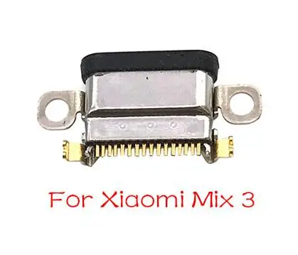 Mi Mix 3 USB Jack Разъем для зарядки Порты и разъёмы для Xiaomi mi A1 A2 8 9 CC9E Max3 mi x 3 W красный mi Note 7 Pro Запасная часть - Цвет: Mi Mix 3