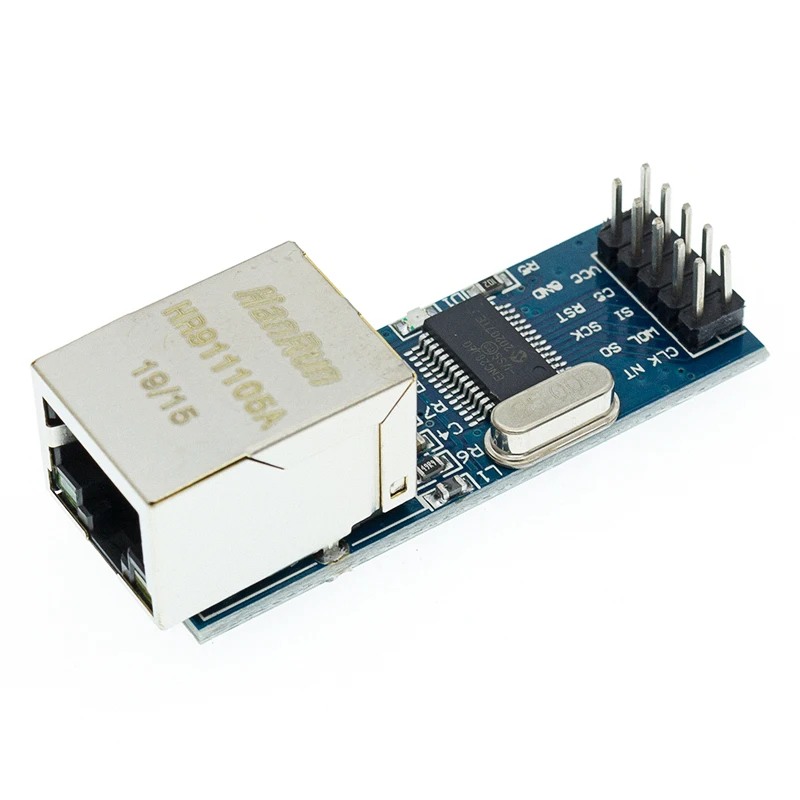 Сетевая плата 10 шт./лот mini ENC28J60 LAN Ethernet 25 МГц Crystal AVR 51 LPC 3 V | Электронные компоненты