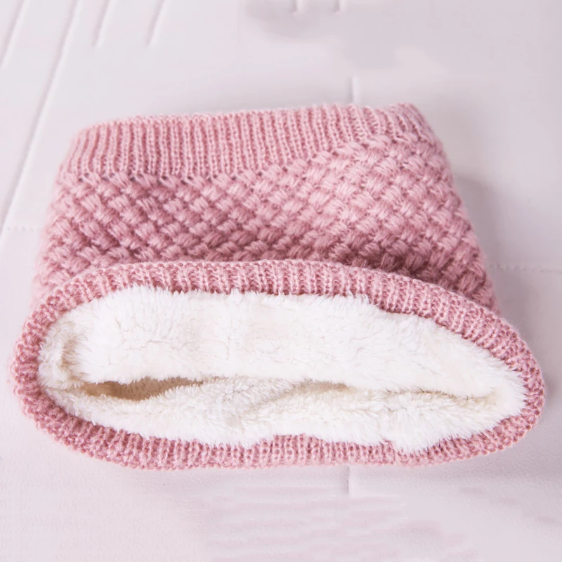 

NDUCJSI Winter Ring Scarf Warm Neck Warmer Circle Wrap Cowl Loop Snood Knit Women Thick Wool Shawl Female Outdoor Ski Scarf