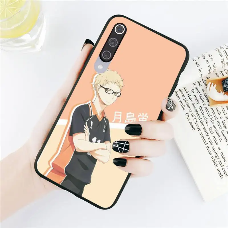 

tsukishima kei Haikyuu anime series Phone Case For Xiaomi Redmi 4x 5 plus 6A 7 7A 8 mi8 8lite 9 note 4 5 7 8 pro