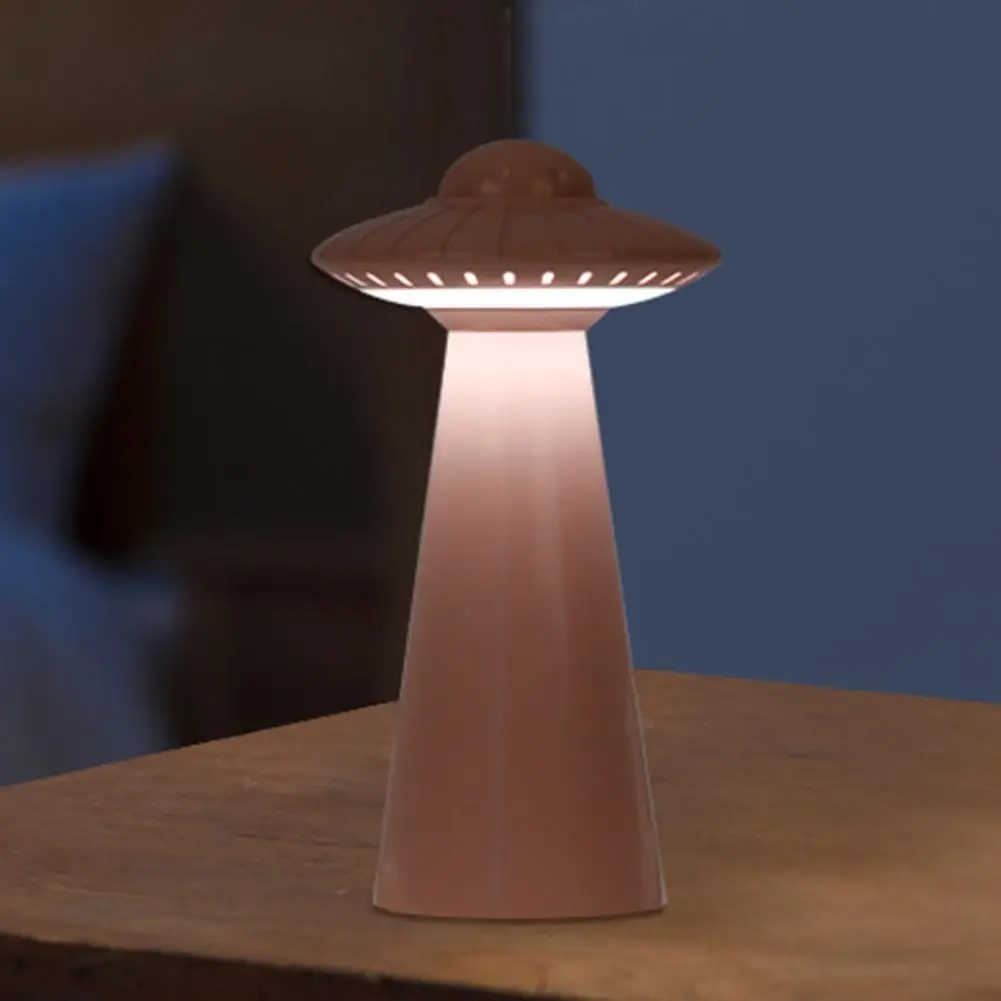 НЛО Дизайн USB Перезаряжаемые LED Настольная лампа с регулируемой яркостью для