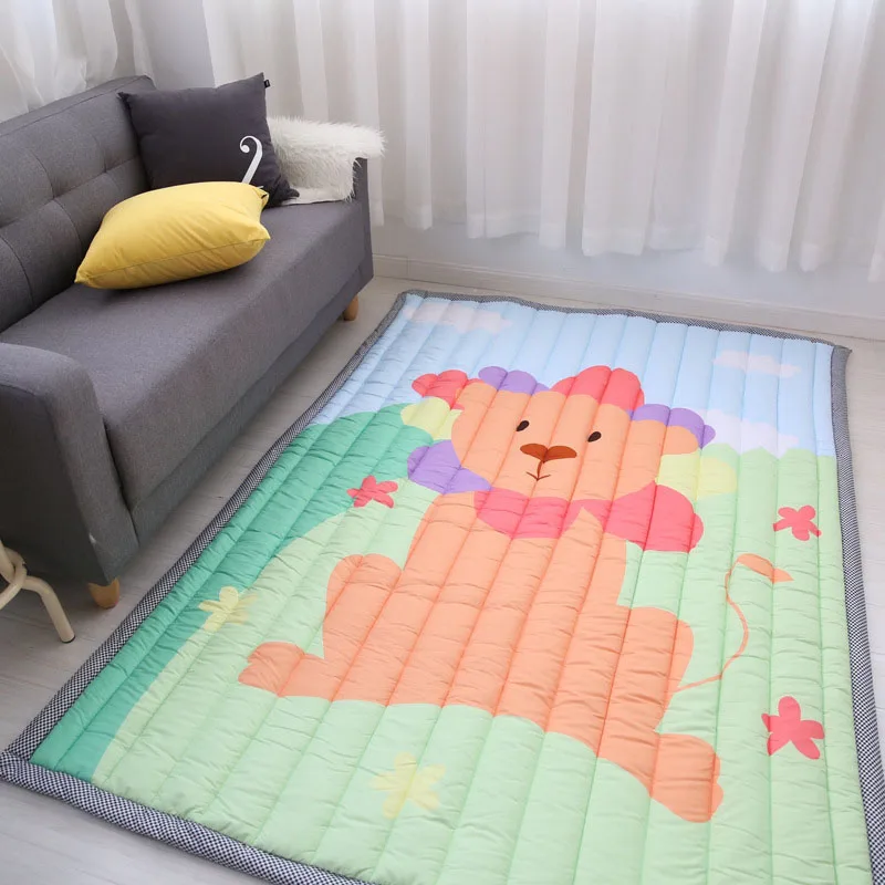 Детский коврик, игровой коврик, Детский ковер, детский игровой коврик, 140X195X3 см, машинная стирка, коврики для гостиной, противоскользящая спальня, 55X76 дюймов - Цвет: 15