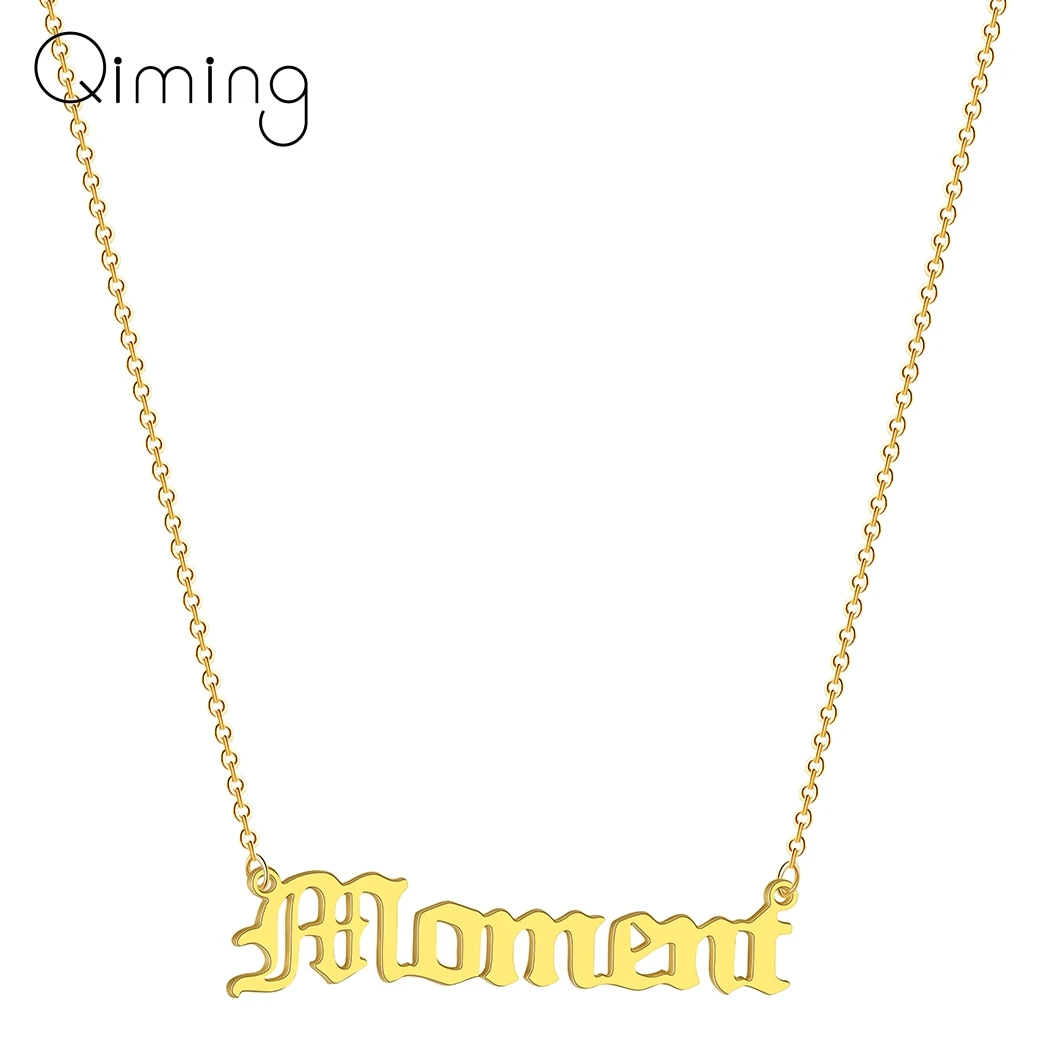 

Ожерелье с надписью «Подождите немного» для мужчин и женщин