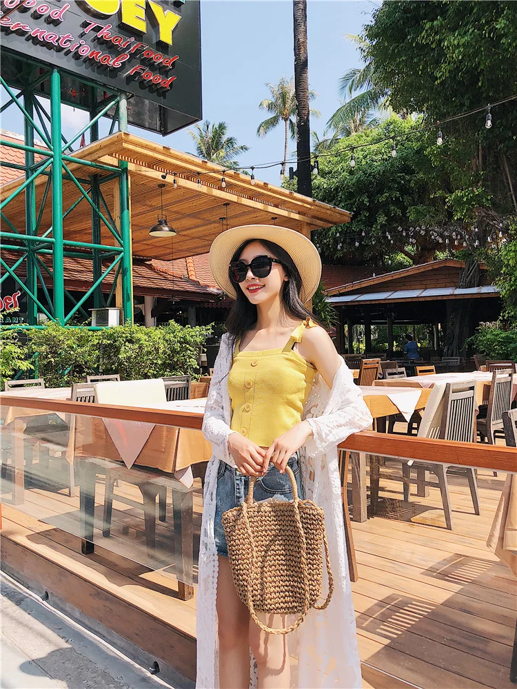 

Bikini Cover Up Lace Hollow Crochet Swimsuit Beach Dress Women Summer Ladies Cover-Ups Bathing Suit Beach Wear Tunicn