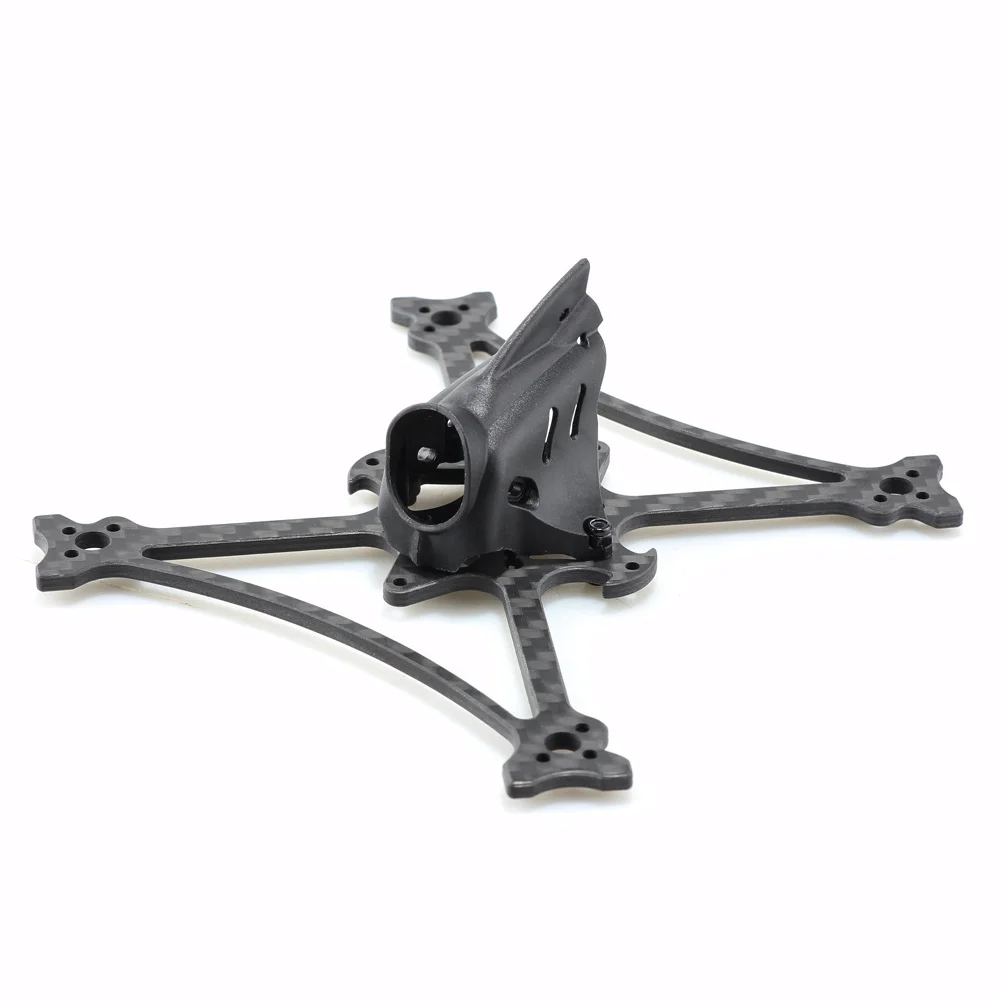 HGLRC Petrel 120X Carbon Fiber 3inch Toothpick FPV Racing Frame 2mm/ 3mm Bottom Plate with Canopy for Freestyle DIY - купить по