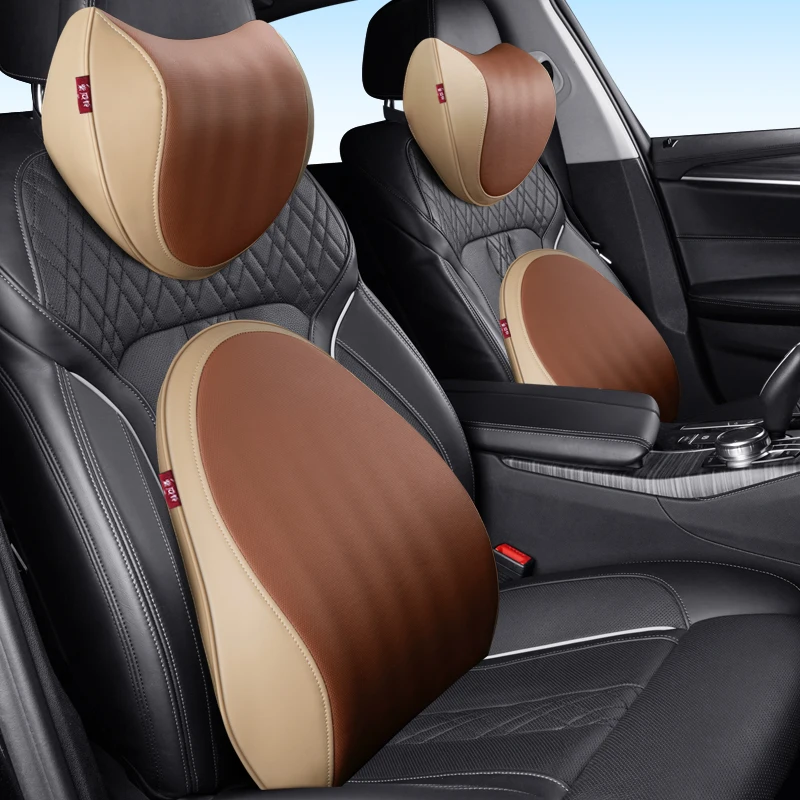 KKYSYELVA пены памяти поясничная поддержка подушка для автомобиля и подголовник шеи