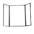 Зеркало для макияжа, складное, складное, со светодиодной подсветкой, компактное, для путешествий