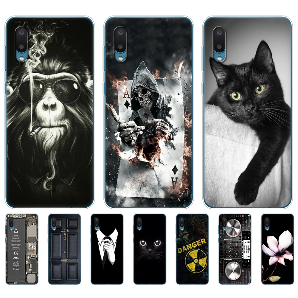 

For Samsung A02 Cases Soft Silicon Tpu Back Phone Covers For Samsung Galaxy A02 GalaxyA02 A 02 SM-A022G a022 Bumper 6.5inch cat
