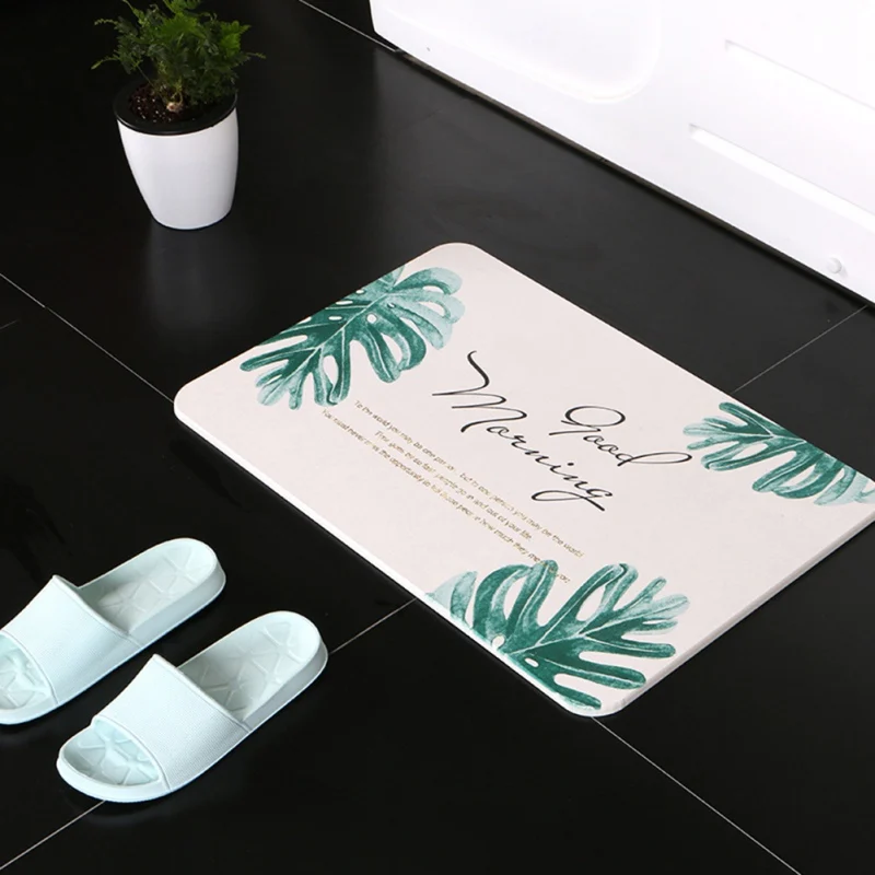

Domestic Anti-Slip Diatom Blanket Bath Mat Floor Mat With Fast Water Absorption,Natural Diatiom Carpet For Kitchen Bathroom