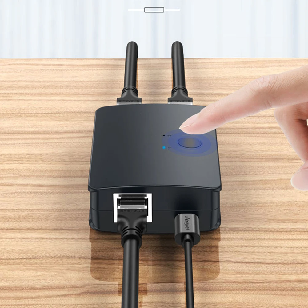 Сетевой коммутатор RJ45 2 порта 100 Мбит/с переключатель LAN Ethernet для настольного ПК
