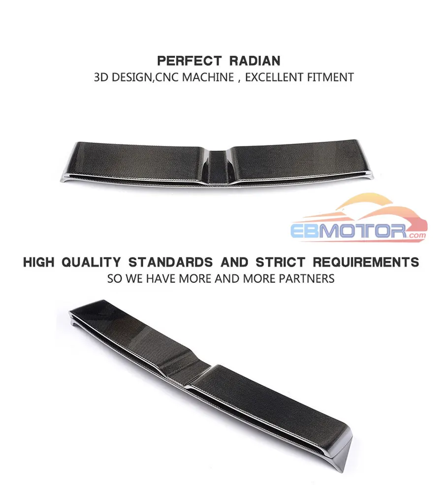 Real Carbon Fiber Roof Spoiler Wing For Audi A1 8X 3 Door HatchbackCoupe Standard 2011-2014 A091 | Автомобили и мотоциклы