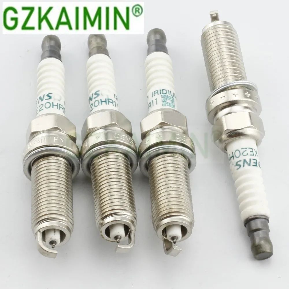 Набор из 4 высококачественных свечей зажигания для OEM 22401-JD01B FXE20HR11 для NISSAN Altima Versa Sentra Rogue Cube