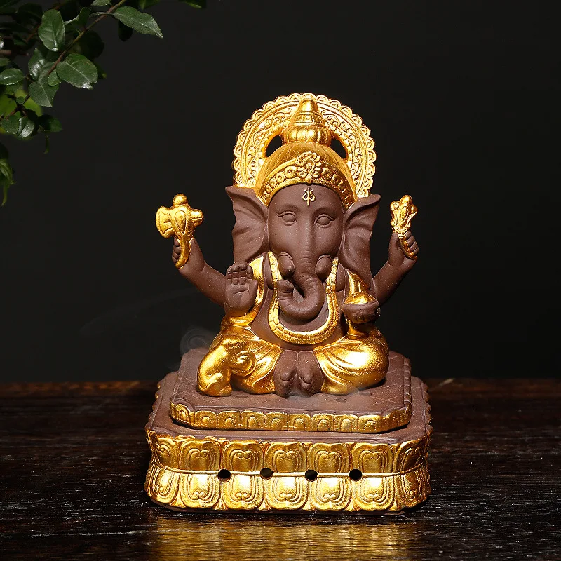 

Indian Idol Plate Incense Burner Incense Road Utensils Creative Animal Thai Elephant Agarwood Incense Burner Decoration