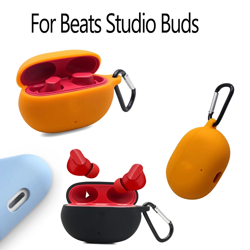 

Silicone Cover Case For Beats Studio Buds Case Sticker Wireless Headphone Case For Beats Studio Buds Earphone Accessories Skin