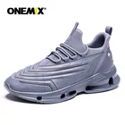 Мужские кожаные кроссовки ONEMIX для бега, амортизирующие кроссовки с воздушной подушкой, мягкая энергия, обувь средней подошвы 270, Уличная обувь с бесплатной доставкой