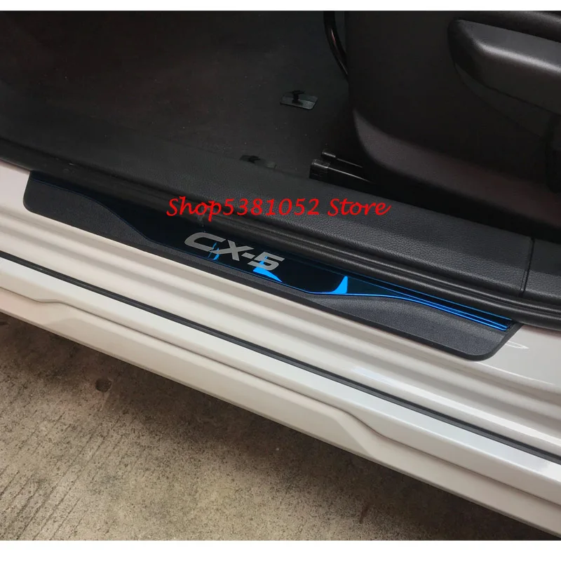 Накладка на пороги для Mazda CX-5 CX5 2015 2017 2018 2019 2020 порог защитная накладка наклейка