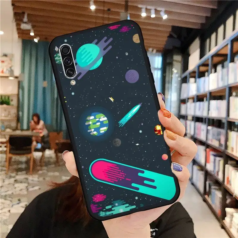 

Cartoon planet Phone Case For Samsung galaxy S 21 20 10 8 A 50 21s 51 71 70 40 20 20e note 10 plus Ultra 5g fe