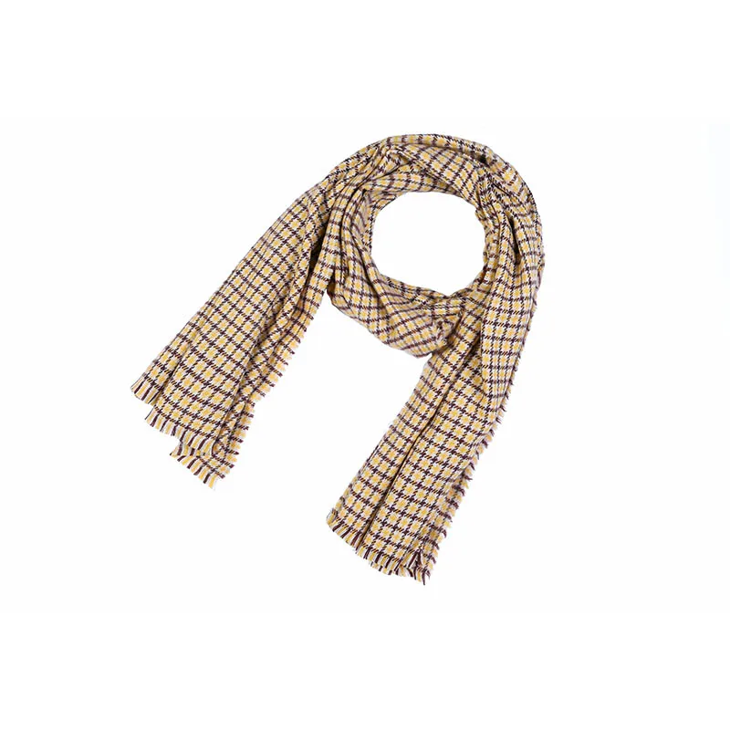 FS элегантный Хаундстут бренд платок эхарпе Femme для женщин хиджаб шаль Высокое