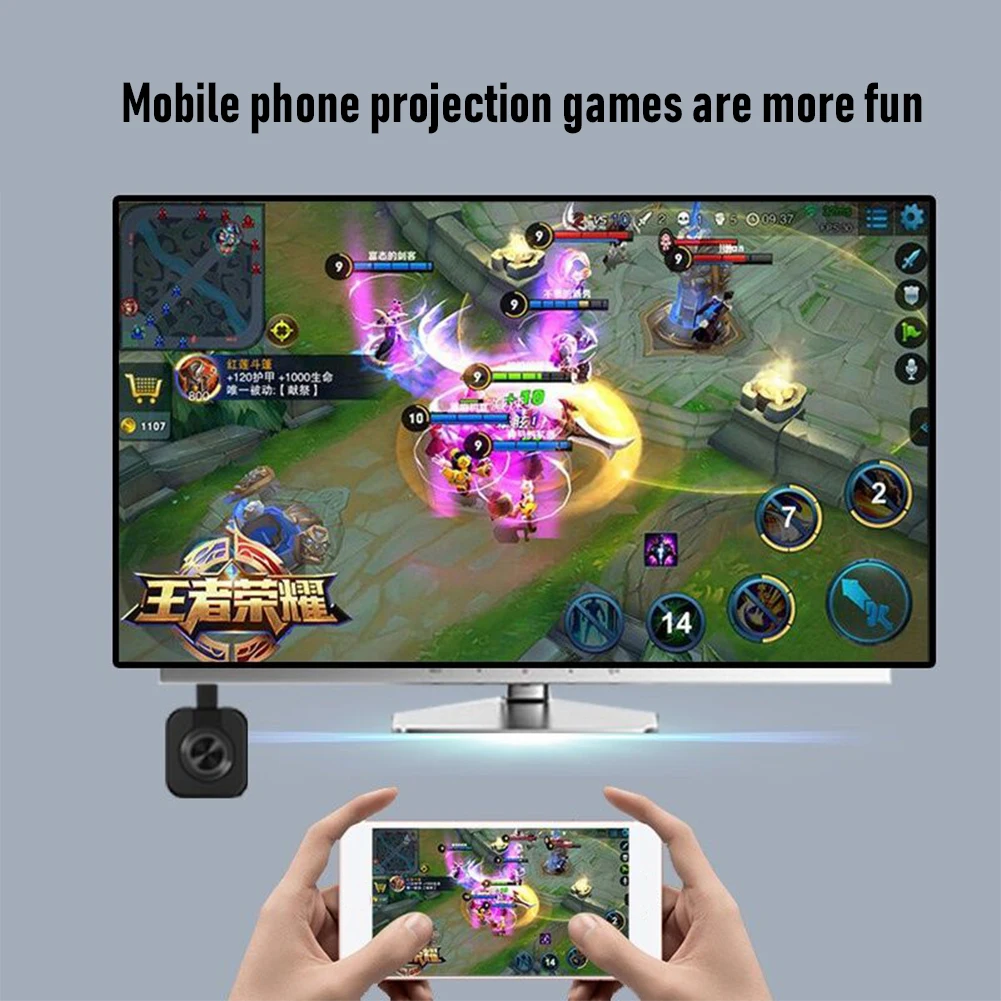 

1080P TV Stick WiFi Wireless Display Dongle for iPhone iOS Android Phone to TV Stick Airplay DLNA Screen Mirroring Adapter