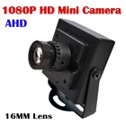 Мини-камера видеонаблюдения, 16 мм, 1080P, AHD, 2 Мп, 1 МП