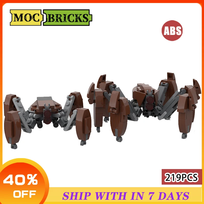 

Space Battle Droid Building Blocks Star Movie Droids Crab Bricks Toys Alien creatures For Children Gifts Four Legs And Six Legs