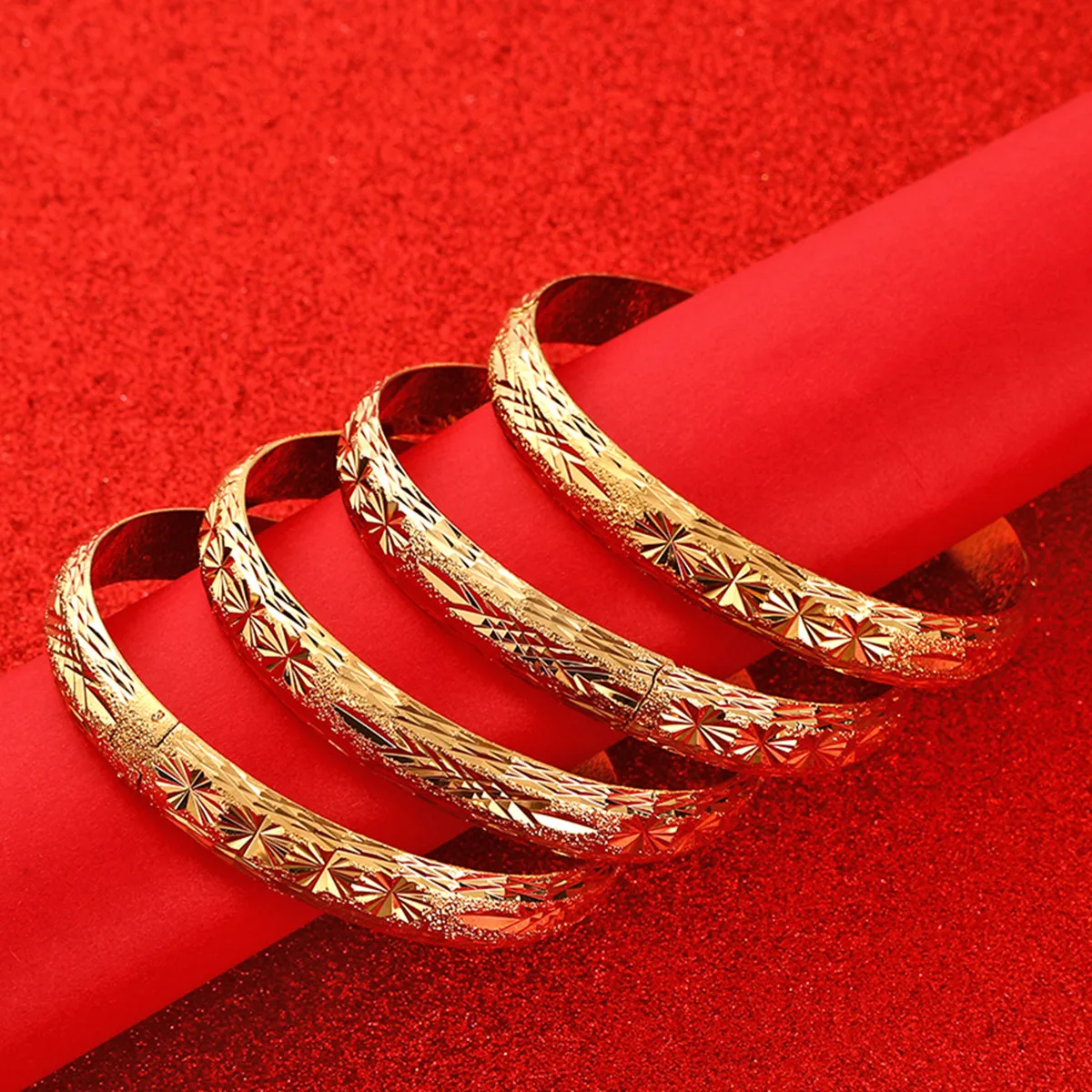 4 шт. новинка женский браслет золотого цвета|Браслеты| |