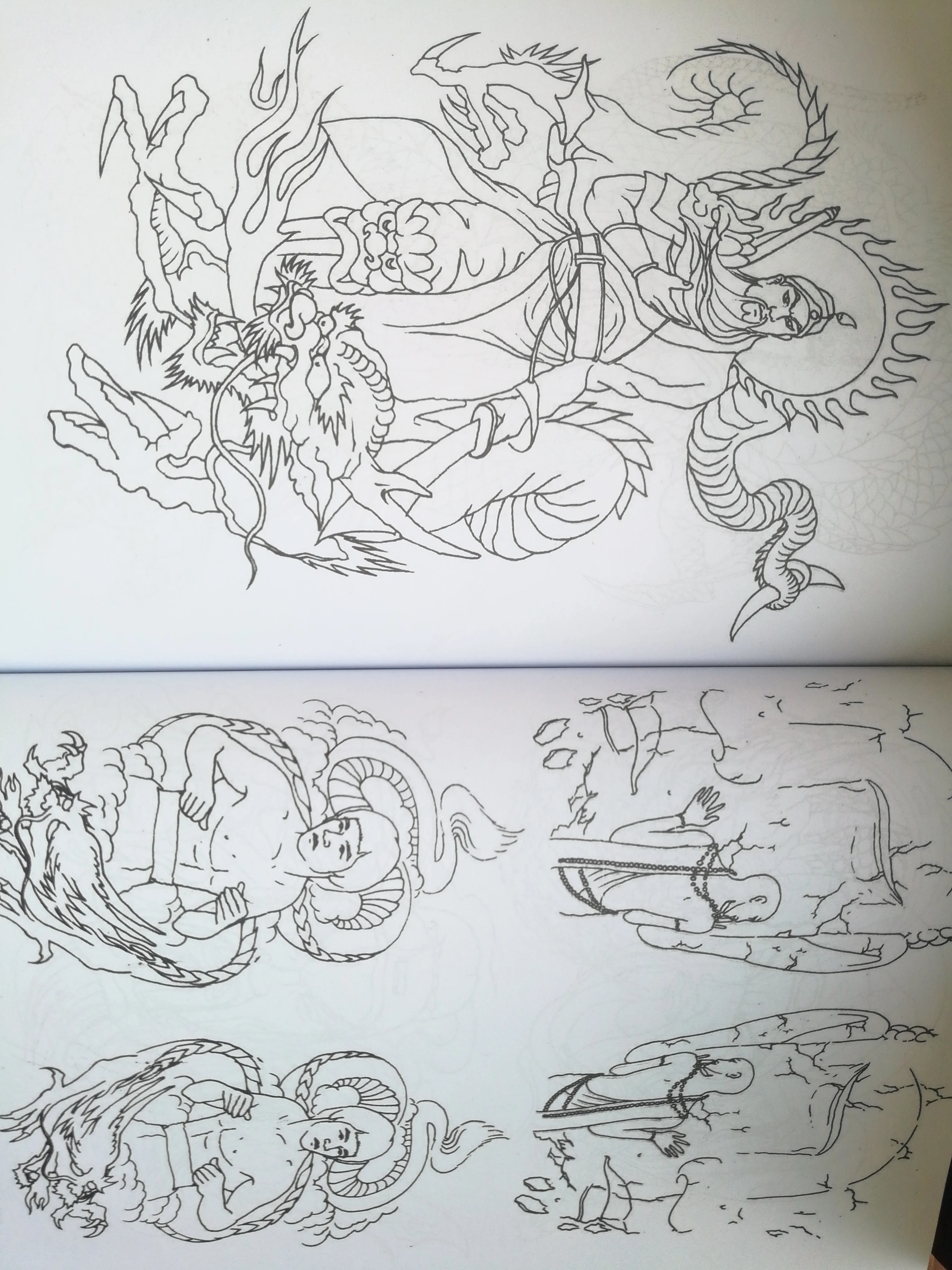 1009 А4 48 страниц модный дизайн художественная книга флеш-эскиз для татуировки |